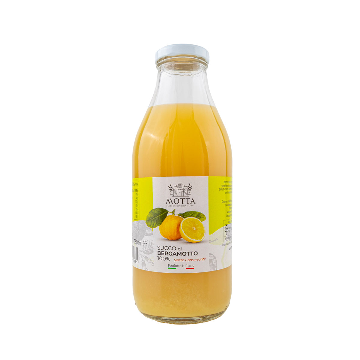 Succo di bergamotto bottiglia 750ml e tanica 5l
